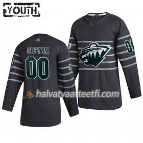 Lasten NHL Minnesota Wild Pelipaita Custom Harmaa 2020 NHL All-Star Adidas Authentic 